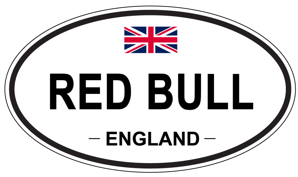 RED BULL, England - Oval Magnet