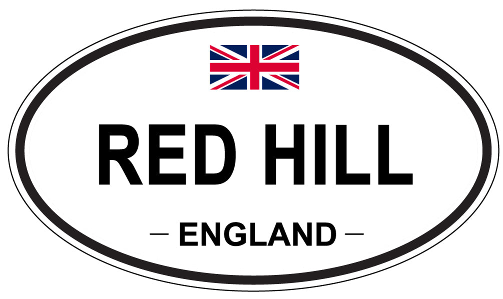 RED HILL, England - Oval Magnet