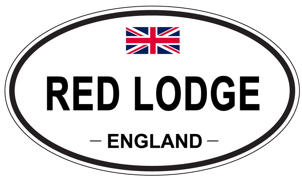 RED LODGE, England - Oval Magnet