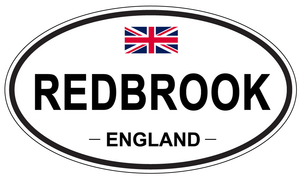 REDBROOK, England - Oval Magnet