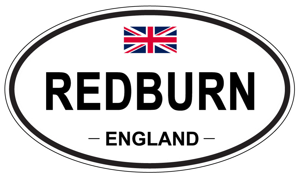 REDBURN, ENGLAND - Oval Sticker