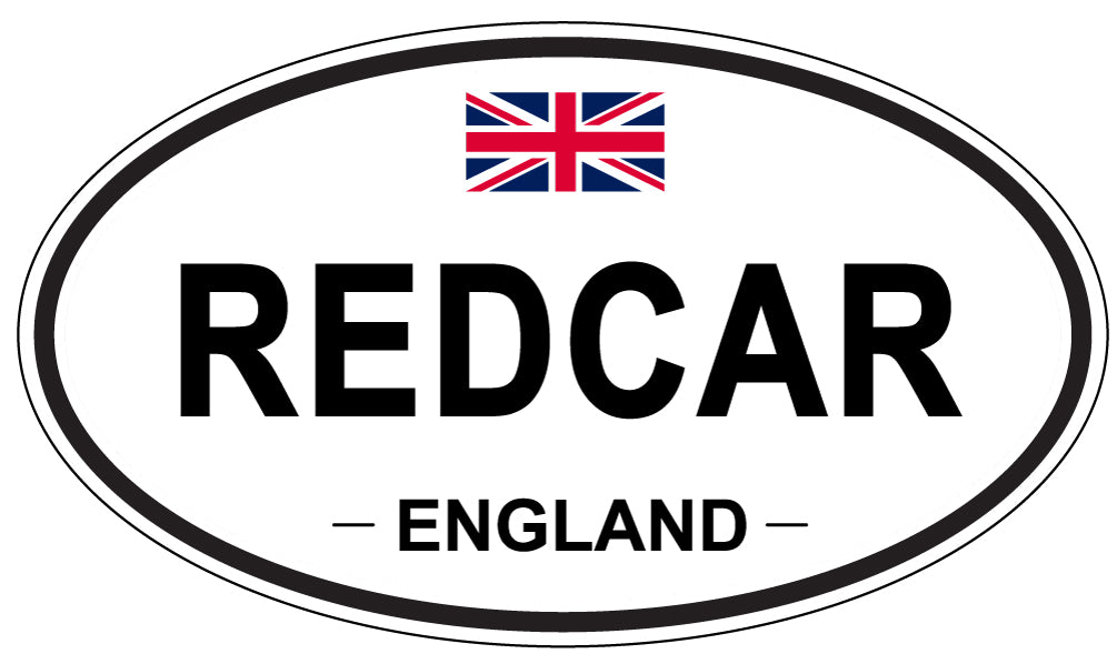 REDCAR, England - Oval Magnet