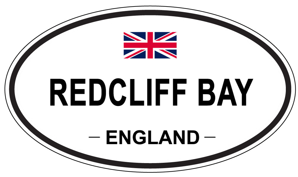 REDCLIFF BAY, England - Oval Magnet