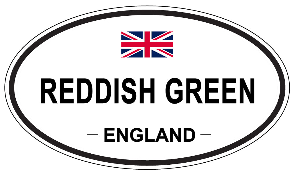 REDDISH GREEN, England - Oval Magnet