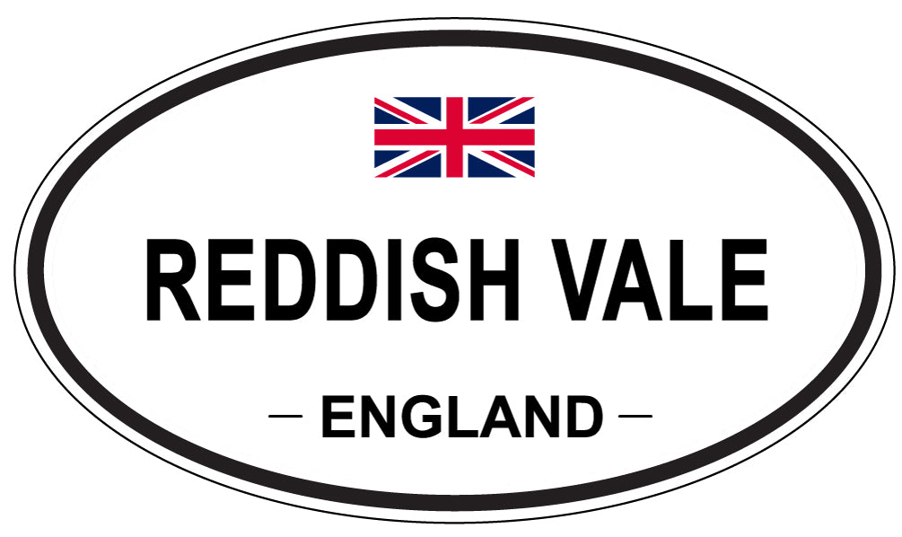 REDDISH VALE, England - Oval Magnet