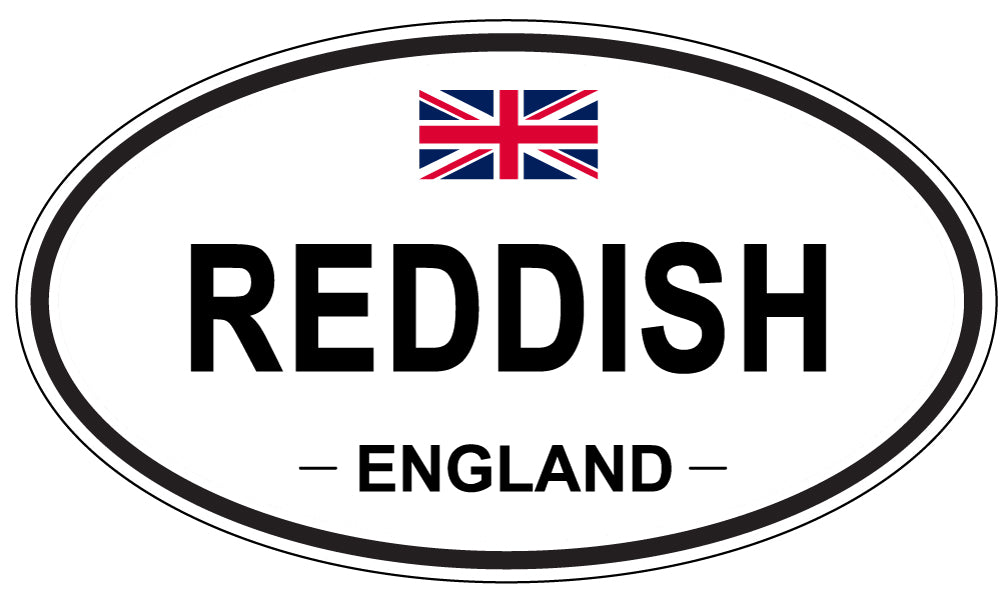 REDDISH, England - Oval Magnet