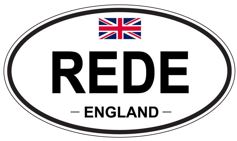 REDE, England - Oval Magnet