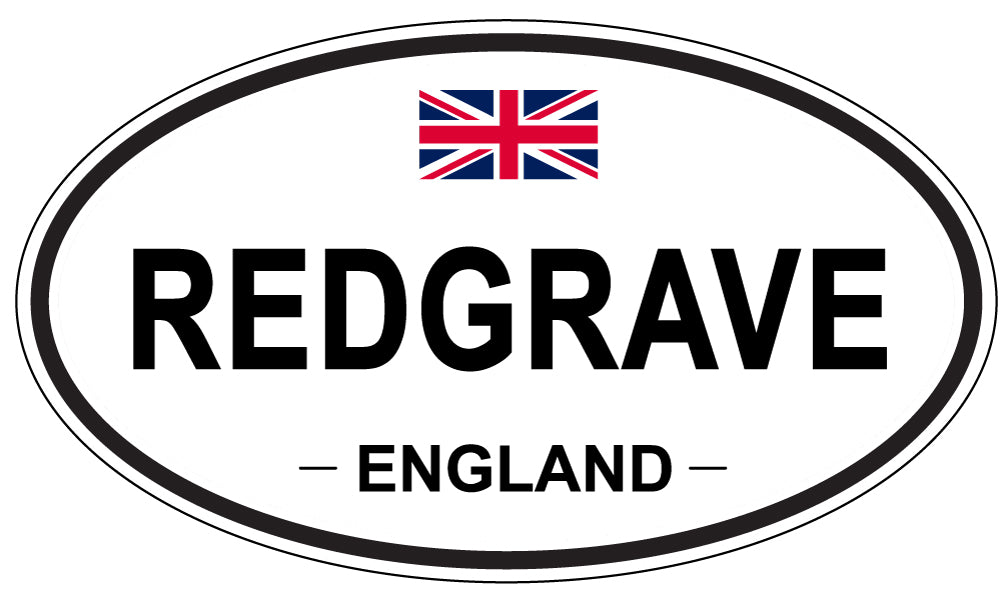 REDGRAVE, England - Oval Magnet