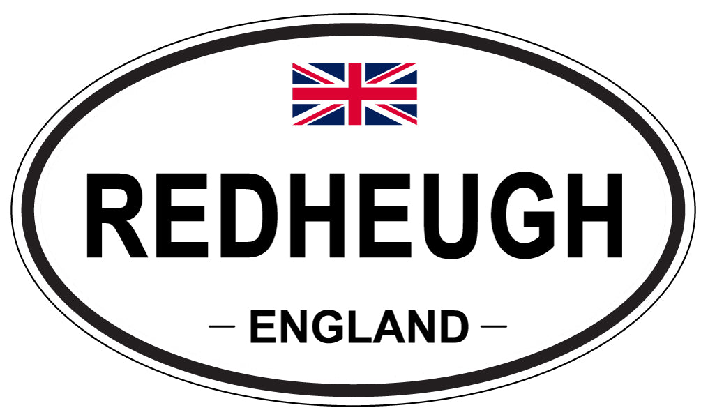 REDHEUGH, ENGLAND - Oval Sticker