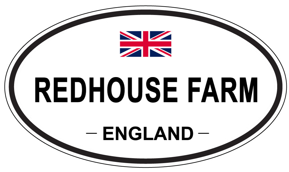 REDHOUSE FARM, England - Oval Magnet
