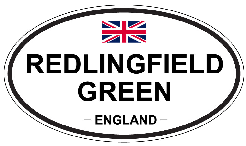REDLINGFIELD GREEN, England - Oval Magnet