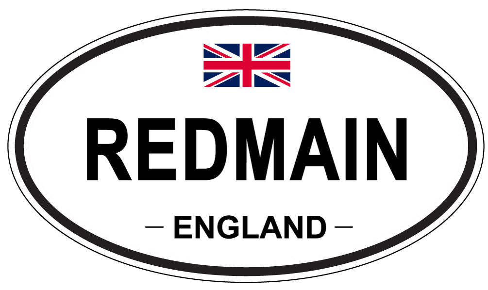 REDMAIN, England - Oval Magnet
