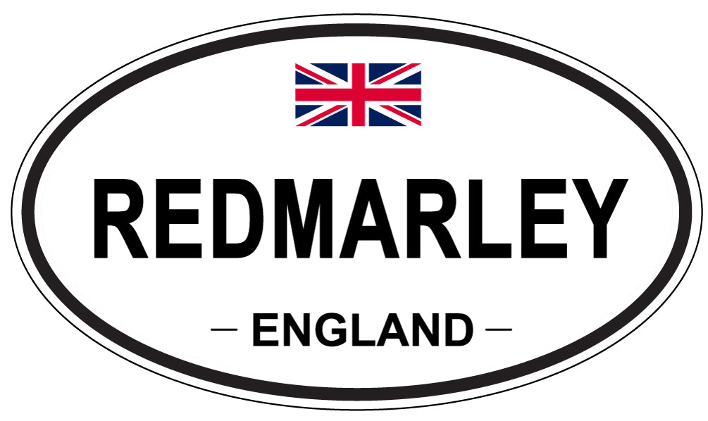 REDMARLEY, England - Oval Magnet