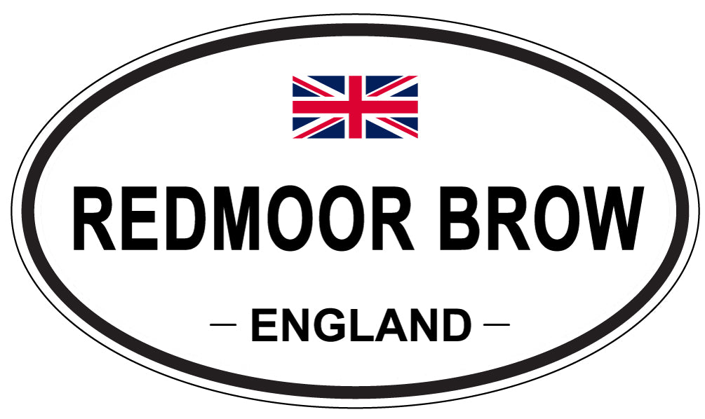 REDMOOR BROW, England - Oval Magnet