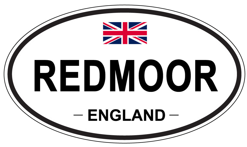 REDMOOR, England - Oval Magnet