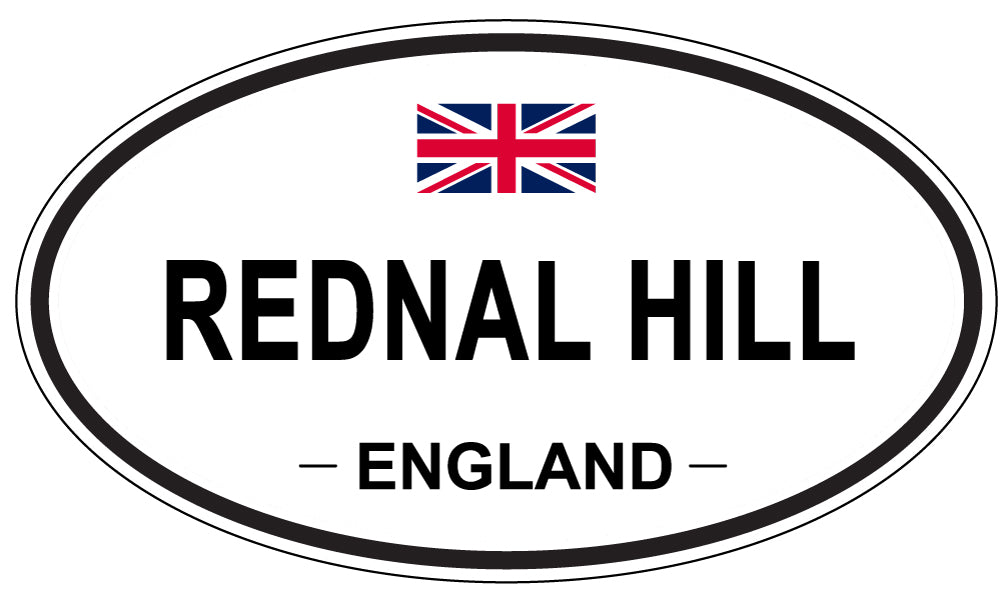 REDNAL HILL, England - Oval Magnet