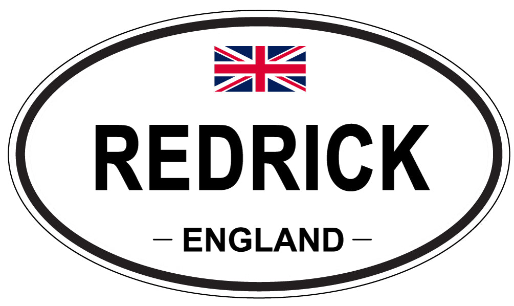 REDRICK, England - Oval Magnet