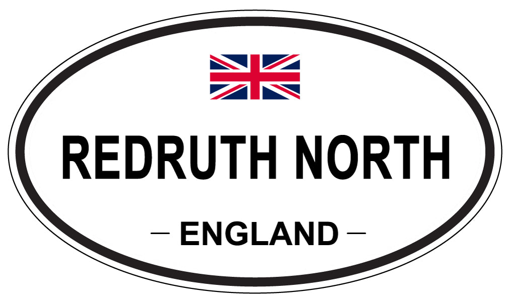 REDRUTH NORTH, England - Oval Magnet