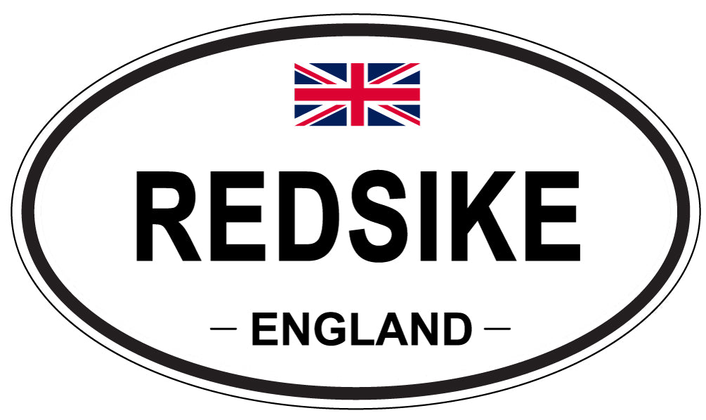 REDSIKE, ENGLAND - Oval Sticker