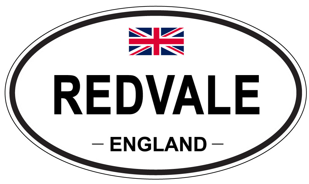 REDVALE, England - Oval Magnet