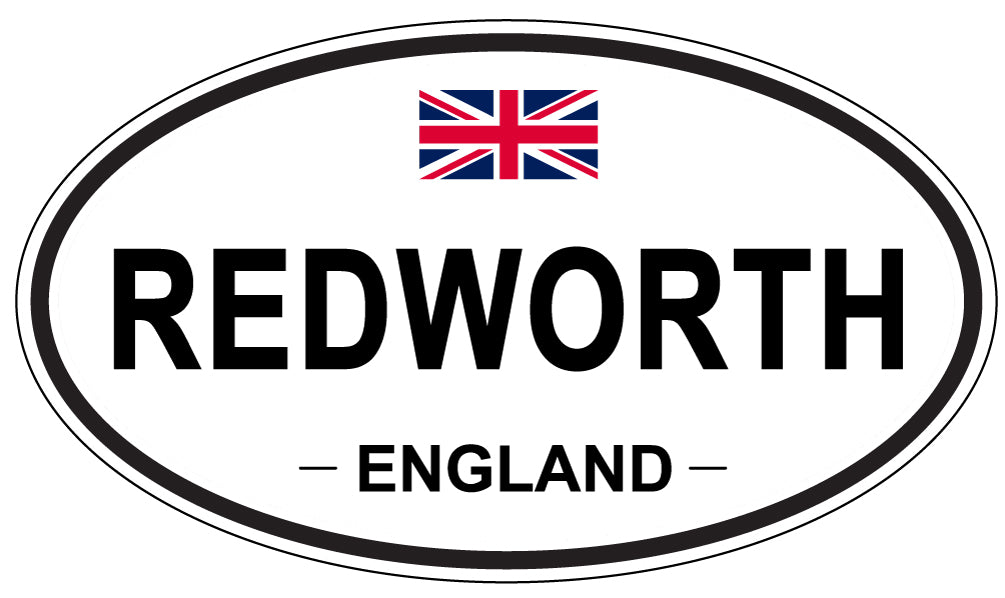 REDWORTH, England - Oval Magnet