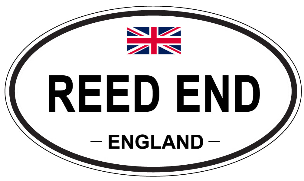 REED END, England - Oval Magnet