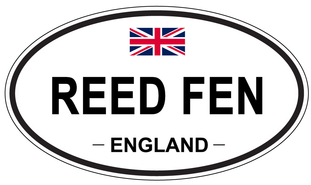 REED FEN, England - Oval Magnet