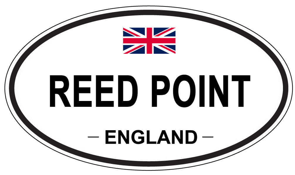 REED POINT, England - Oval Magnet