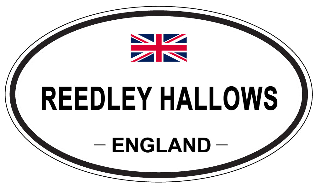 REEDLEY HALLOWS, England - Oval Magnet
