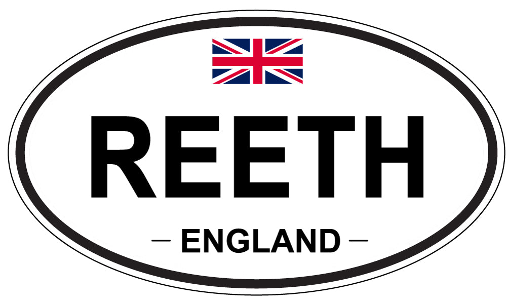 REETH, England - Oval Magnet