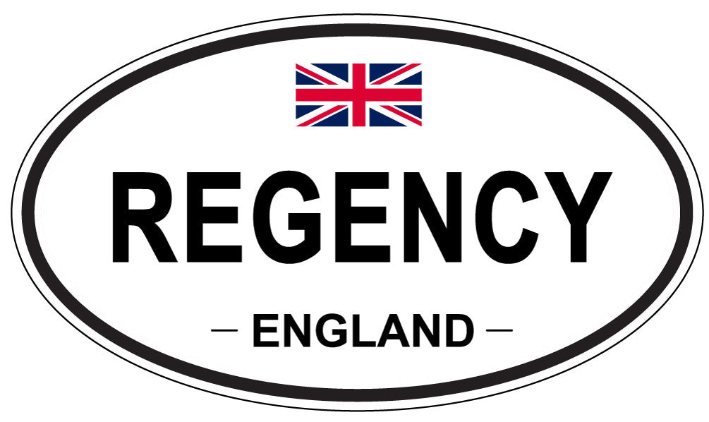 REGENCY, England - Oval Magnet