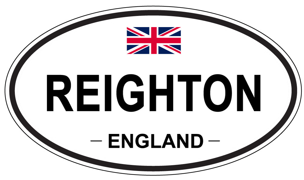 REIGHTON, England - Oval Magnet