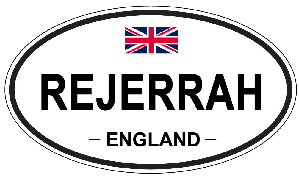 REJERRAH, England - Oval Magnet