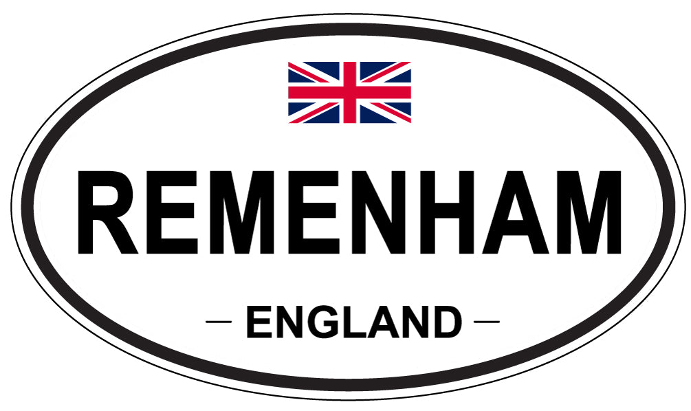 REMENHAM, England - Oval Magnet