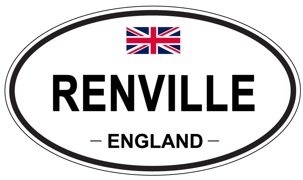 RENVILLE, England - Oval Magnet
