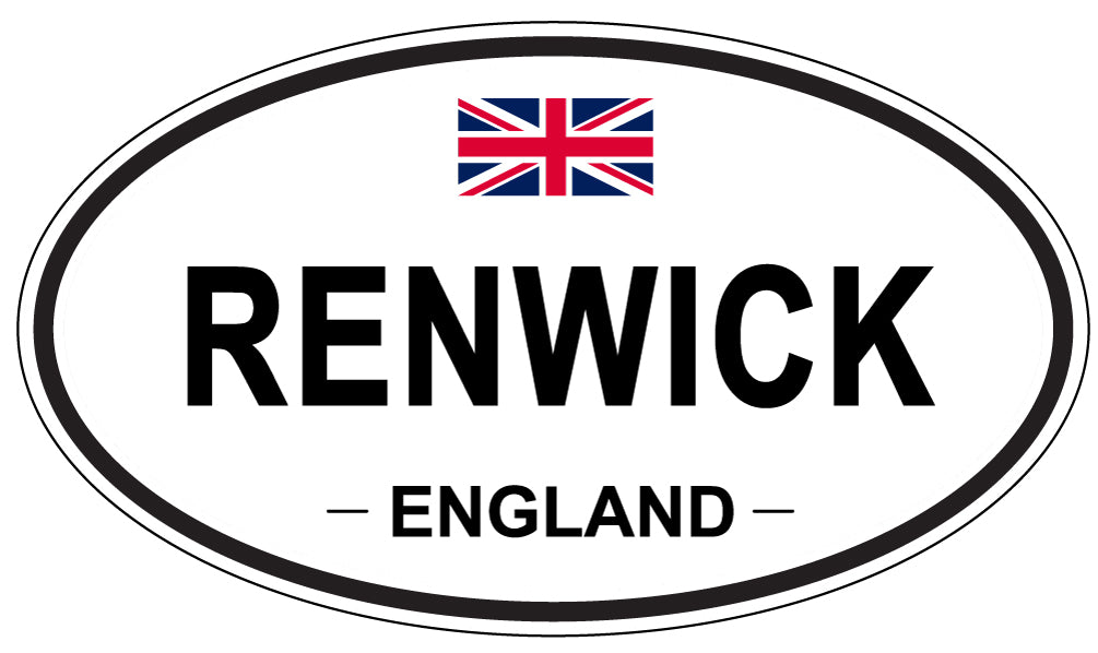 RENWICK, England - Oval Magnet