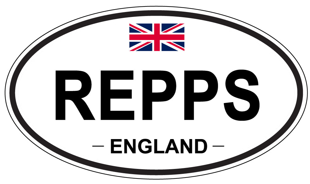 REPPS, England - Oval Magnet