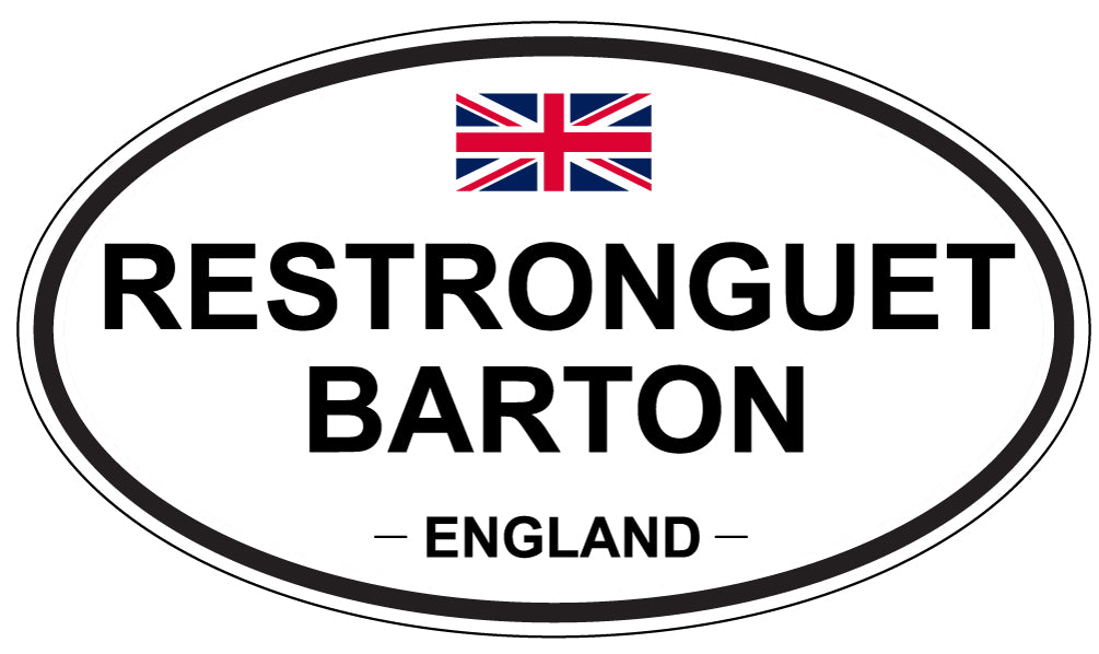 RESTRONGUET BARTON, England - Oval Magnet