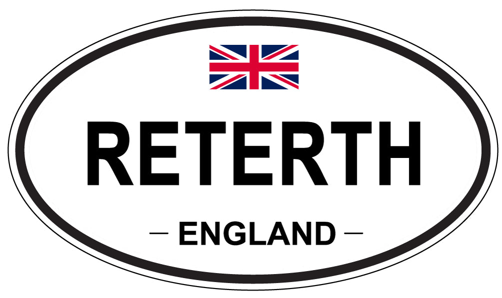 RETERTH, England - Oval Magnet