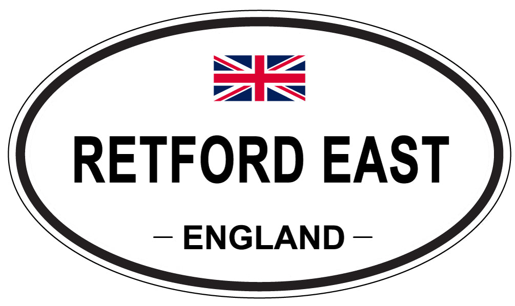 RETFORD EAST, England - Oval Magnet