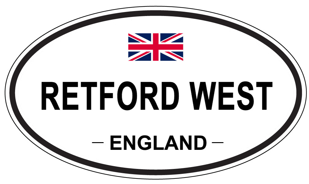 RETFORD WEST, England - Oval Magnet