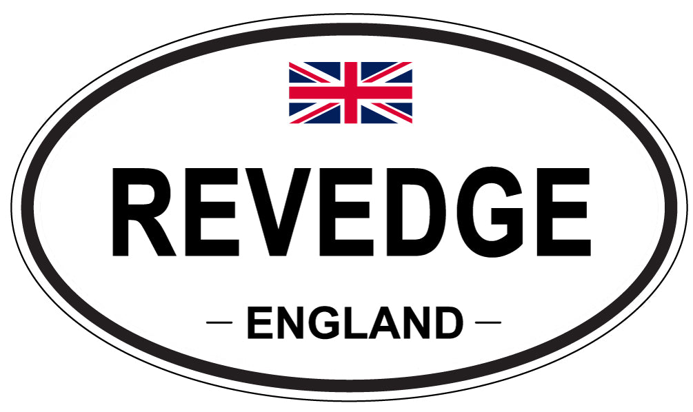 REVEDGE, England - Oval Magnet