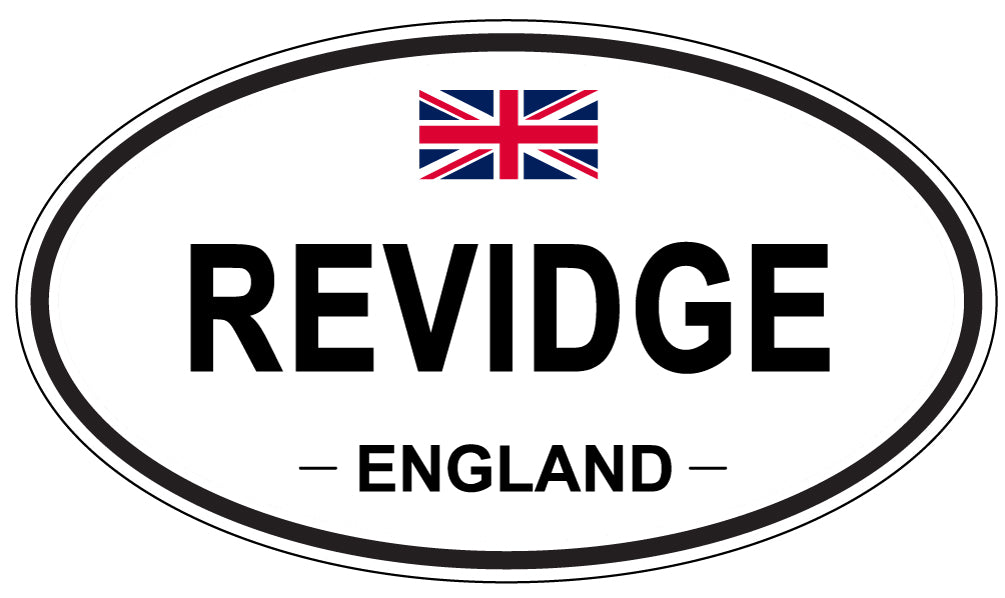REVIDGE, England - Oval Magnet