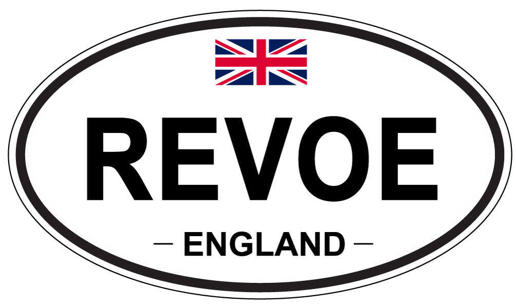 REVOE, England - Oval Magnet