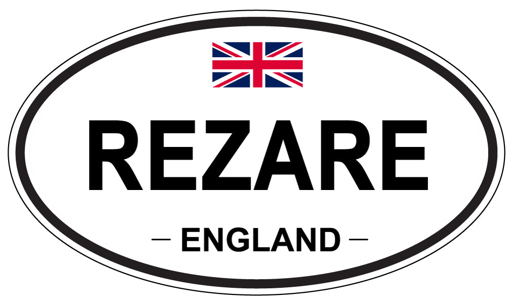 REZARE, England - Oval Magnet