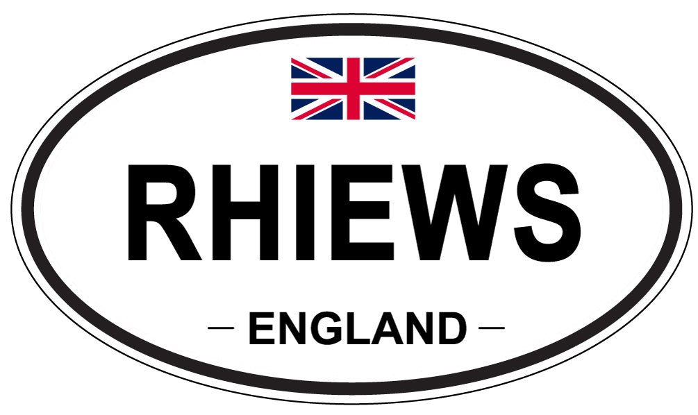 RHIEWS, England - Oval Magnet