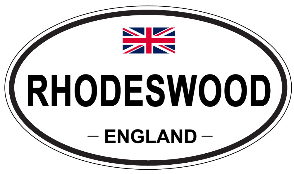 RHODESWOOD, England - Oval Magnet