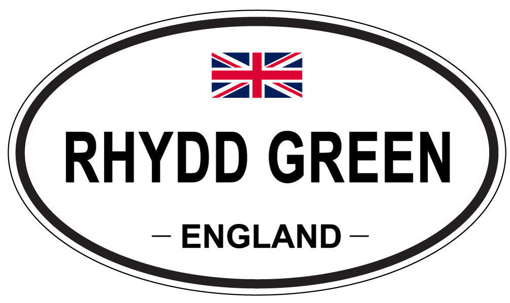 RHYDD GREEN, England - Oval Magnet
