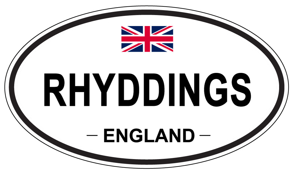 RHYDDINGS, England - Oval Magnet