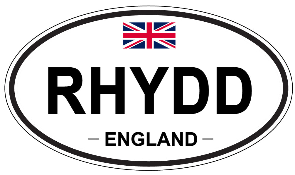 RHYDD, England - Oval Magnet